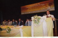 President of the FBCCI, Mr. Abdul Awal Mintoo, addressing at the Conference on ‘Development of Islamic Banking’ organized by the Institute of Hazrat Mohammad (SAW), at Osmani Memorial Hall, on April 25, 2005.