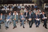 Renowned Bankers and distinguished guests, at the Conference on ‘Development of Islamic Banking’ organized by the Institute of Hazrat Mohammad (SAW), at Osmani Memorial Hall, on April 25, 2005.