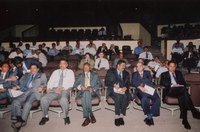 Renowned Bankers and distinguished guests, attending the Conference for the ‘Development of Islamic Banking’ organized by the Institute of Hazrat Mohammad (SAW), at Osmani Memorial Hall, on April 25, 2005.
