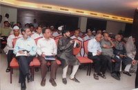 Executive Director of the Institute, Ahmad Shafi Maqsood, (middle, front row) among others at the 'Seminar on Medical Aspect of Islamic Fasting', organized by the Institute, on the holy month of Ramadan at Lake Shore Hotel