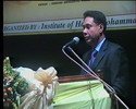 Mr. S A A Masrur, Acting Chief Executive Officer, Standard Chartered, addressing at a Conference on ‘Development of Islamic Banking’, organized by the Institute of Hazrat Mohammad (SAW), at Osmani Memorial Hall, Dhaka. 